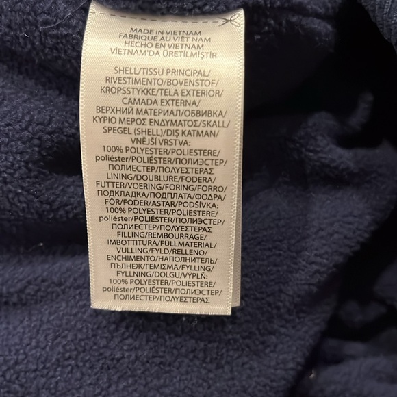 Ralph Lauren Baby Boy Water-Resistance Hooded Barn Bunting Navy Snowsuit SZ 6 M - Picture 6 of 7